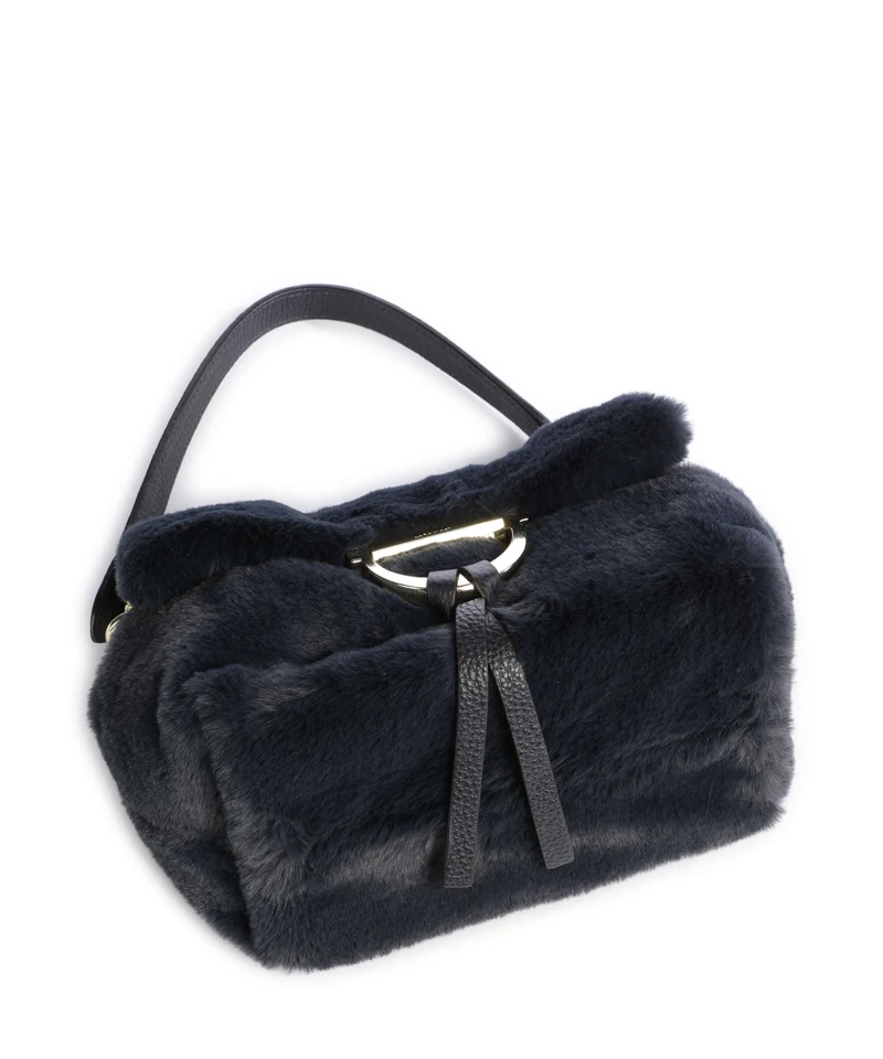 Abro Fur Temi Small Schultertasche navy