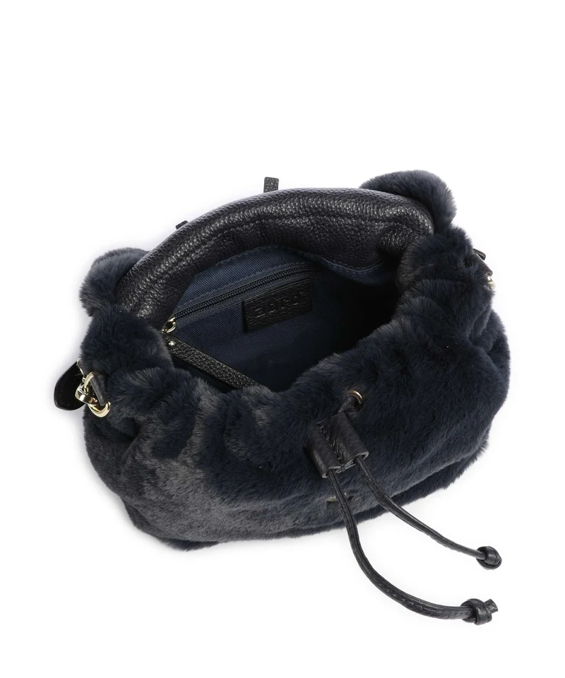 Abro Fur Temi Small Schultertasche navy
