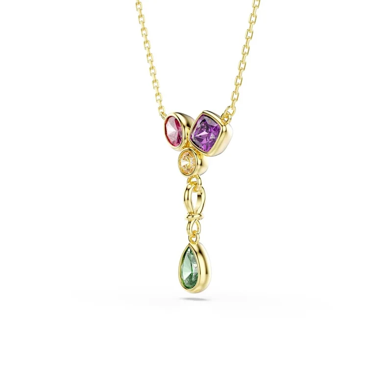 Swarovski Imber Organic Goldfarbene Mehrfarbige Halskette 5753261