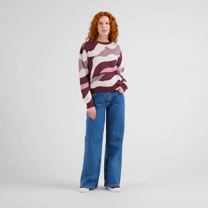 Sweater Arendal Flowing Abstract Multi Color