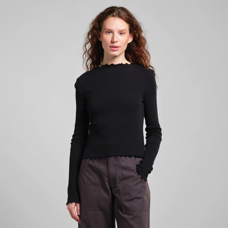 Rib Top Ryd Black