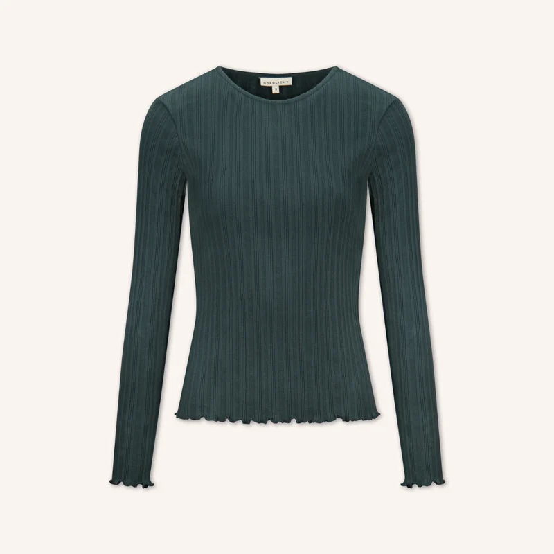 Langarmshirt Maja Dunkelgrün