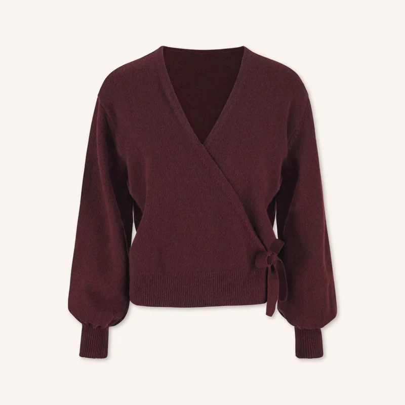 Wickelcardigan Mona Cherry