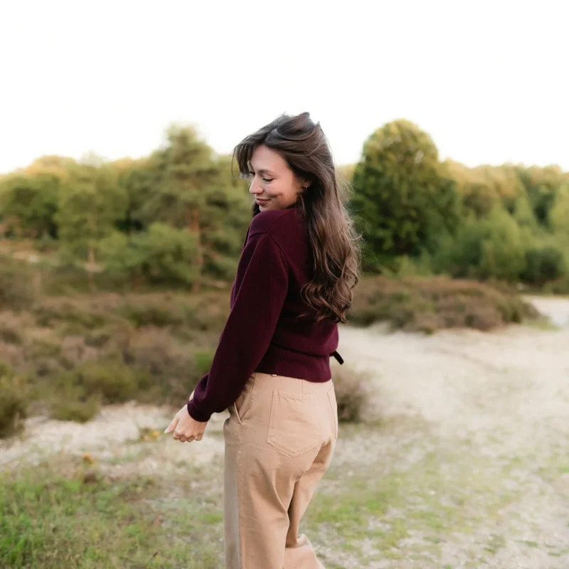 Wickelcardigan Mona Cherry