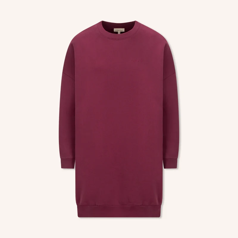 Sweat Pullover Kleid Malin Cherry