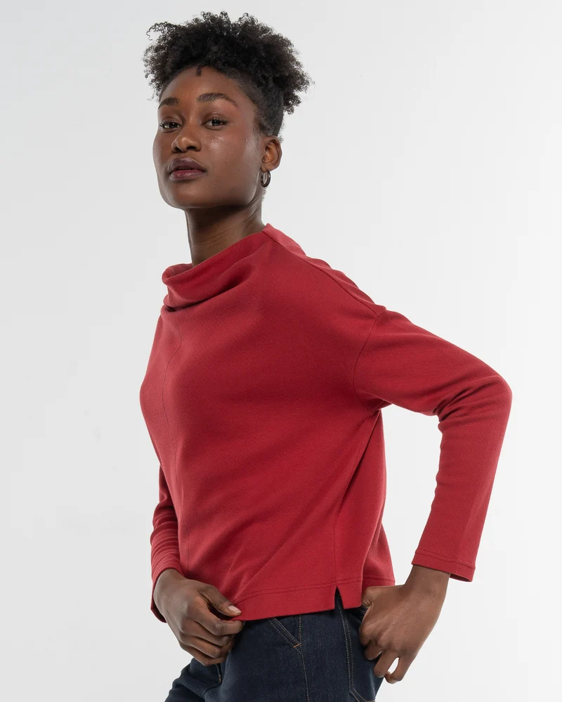 Sweater mit Wasserfallausschnitt Gentle Cascade Rio