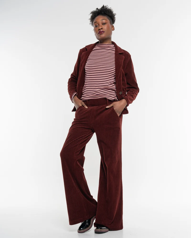 Langarmshirt Ringel Turtleneck Woodrose