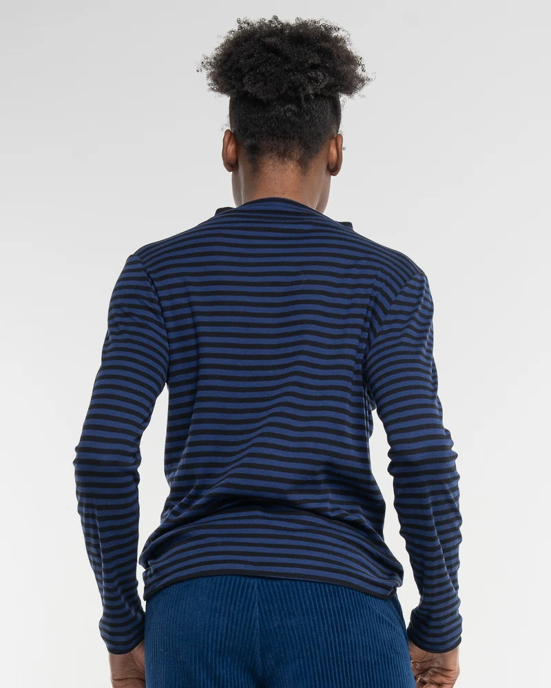 Langarmshirt Ringel Turtleneck Twilight