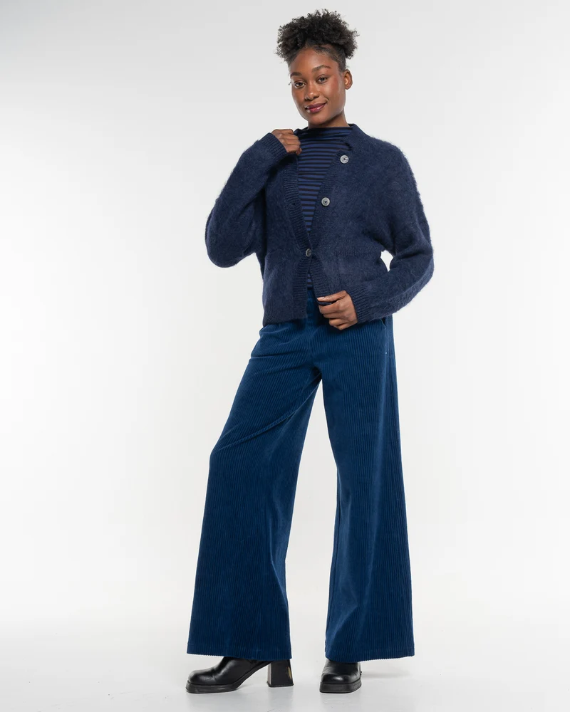 Langarmshirt Ringel Turtleneck Twilight
