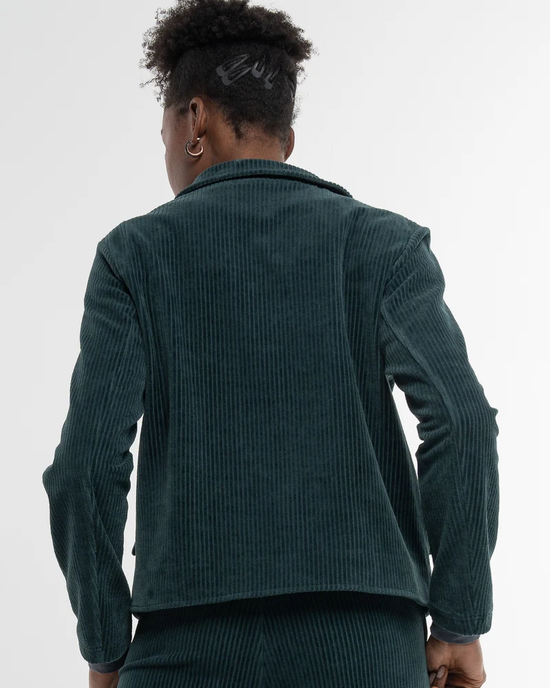 Cord Jacke Dark Green