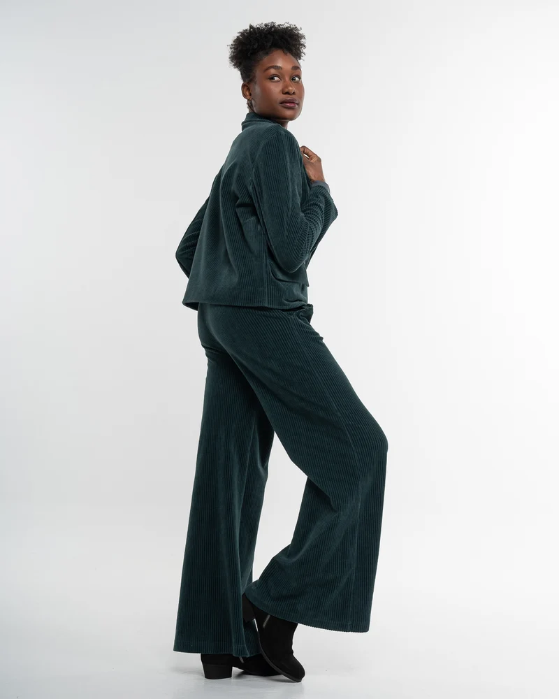 Cord Jacke Dark Green