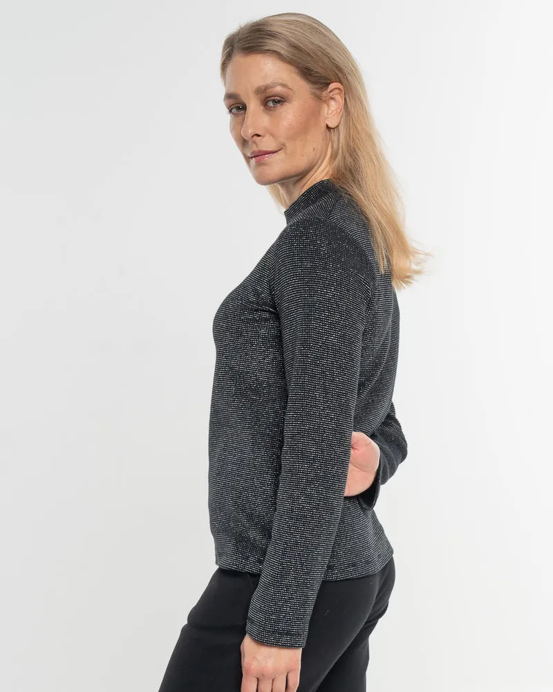 Langarmshirt Pearl Turtle Raven