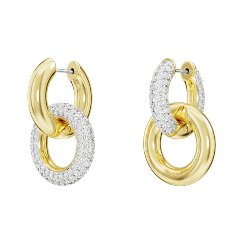 Swarovski Dextera Goldfarbene Ohrringe 5668818