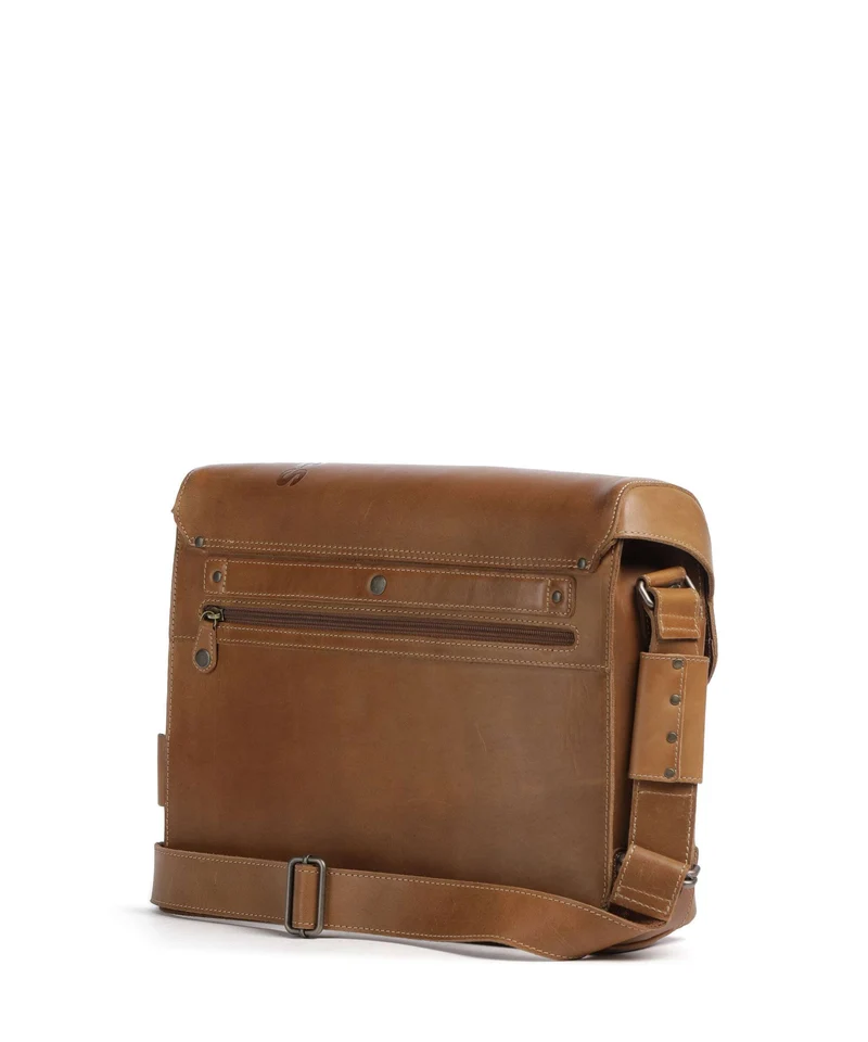 Aunts & Uncles Heritage Medium Judd Kuriertasche tan