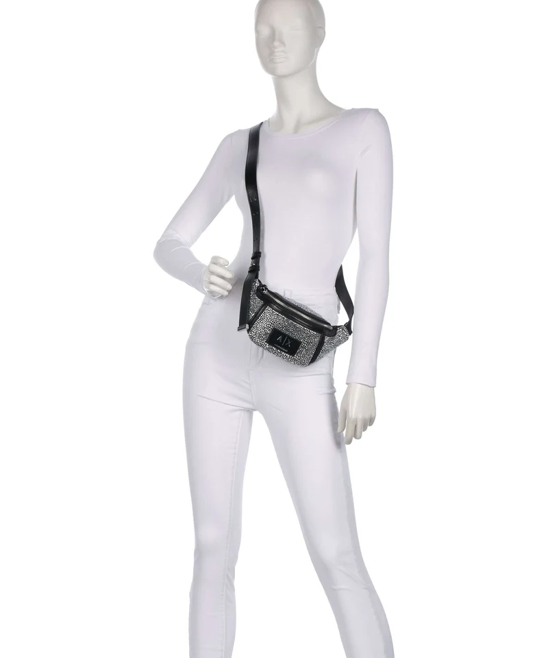 Armani Exchange Alice Umhängetasche black/crystal