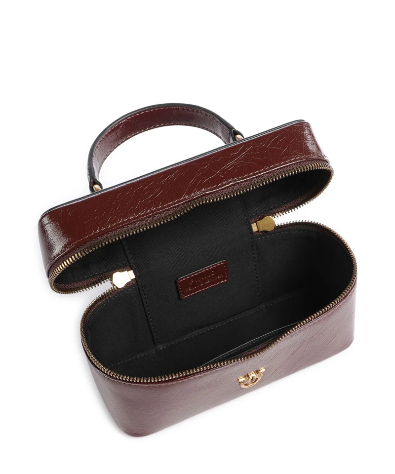 Pinko Vanity Mini Umhängetasche castano intenso/antique gold
