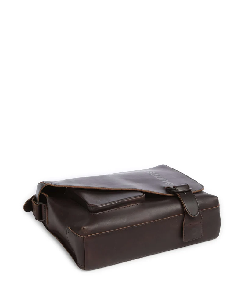 Aunts & Uncles Heritage Medium Judd Kuriertasche dark brown