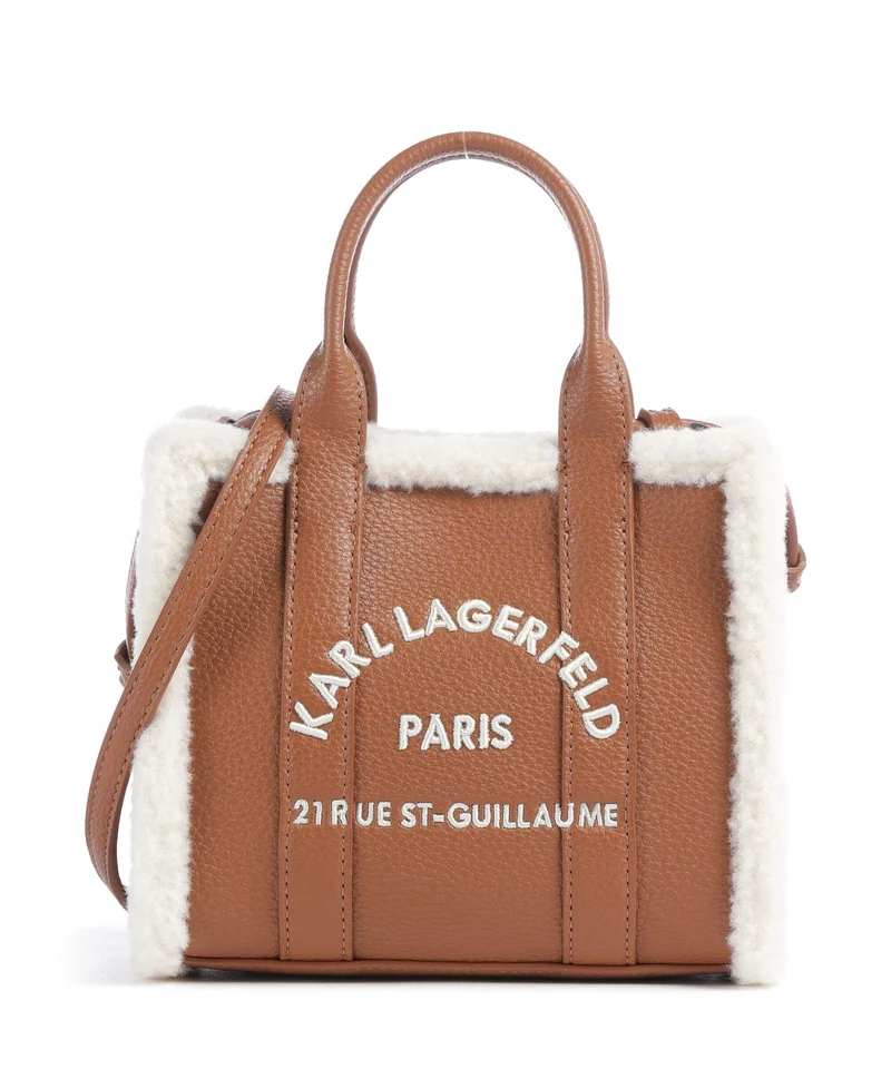 Karl Lagerfeld K/Rue St Guillaume Mini Umhängetasche dark tan