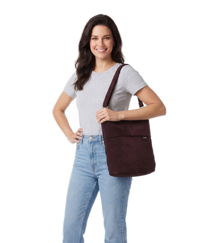 Zwei Mademoiselle.M M12 Beuteltasche nubuk/bordeaux