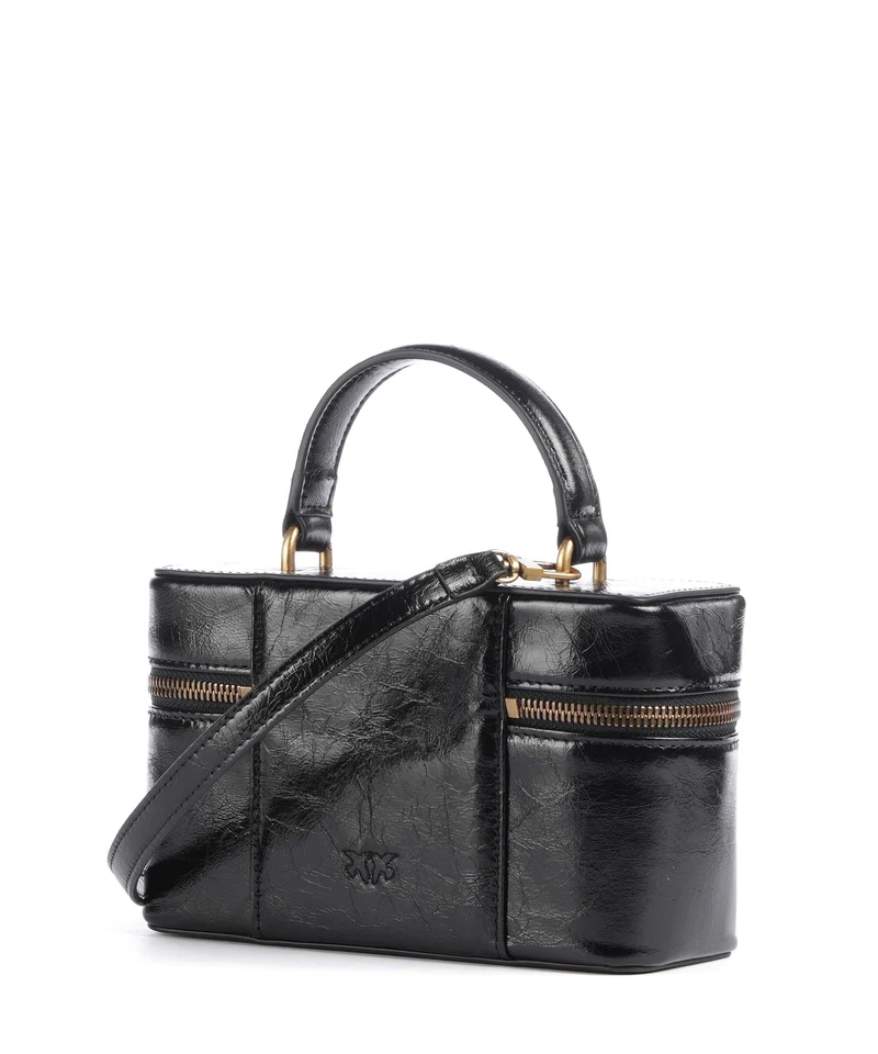 Pinko Vanity Mini Umhängetasche nero/antique gold