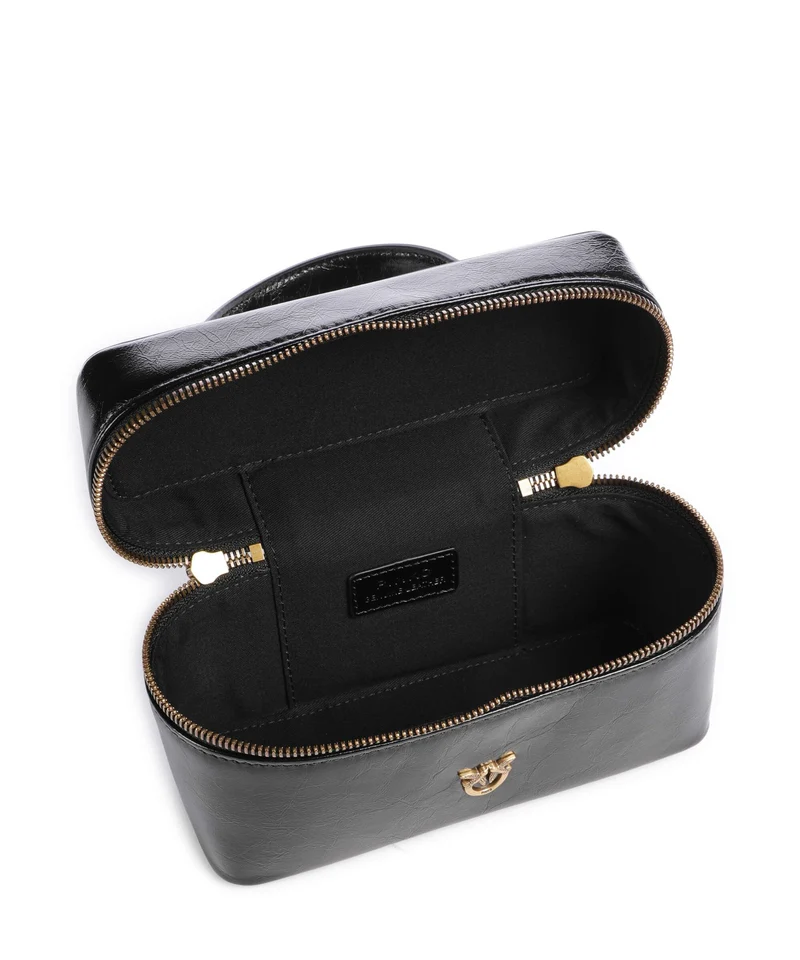Pinko Vanity Mini Umhängetasche nero/antique gold