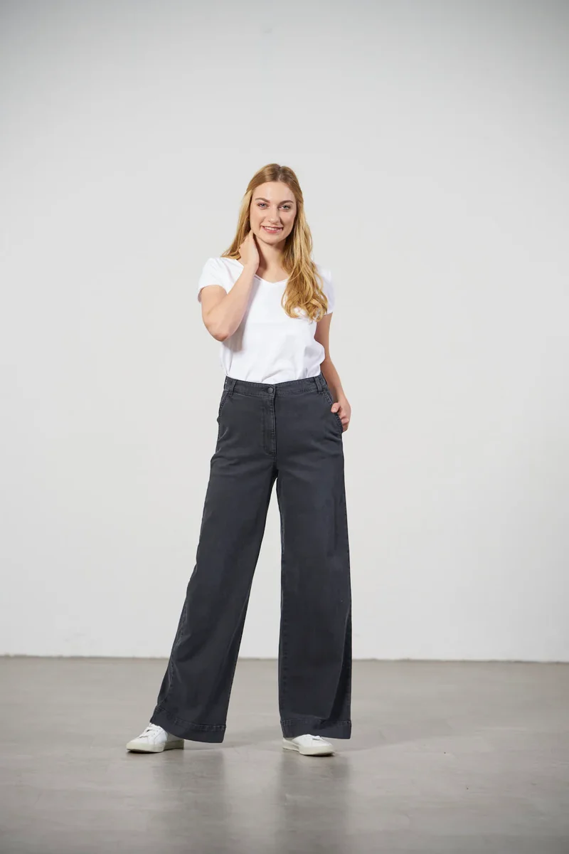 Jeans FV:FR Wide Leg Hyperflex Ravenblack