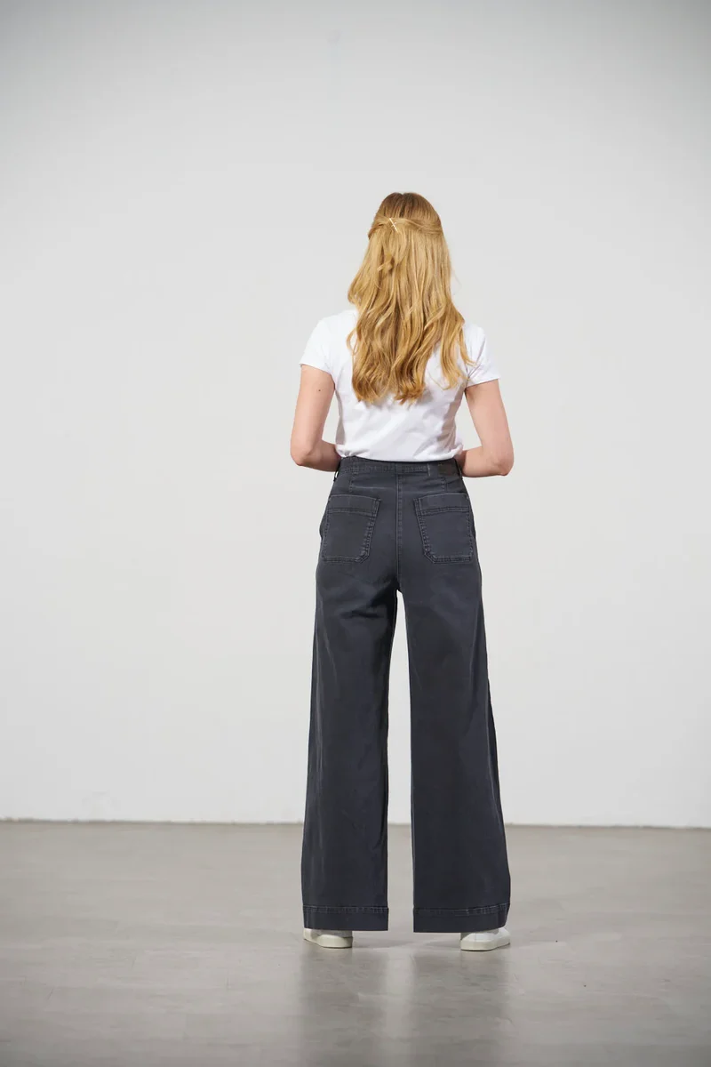 Jeans FV:FR Wide Leg Hyperflex Ravenblack