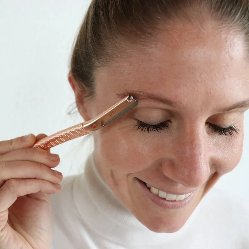 Augenbrauen Rasierer Rosegold