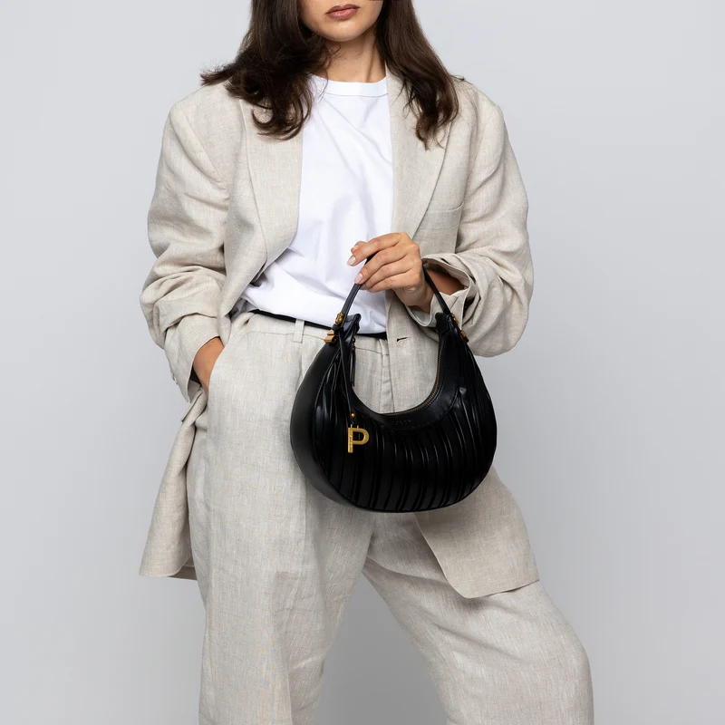 Schultertasche Croissant R257