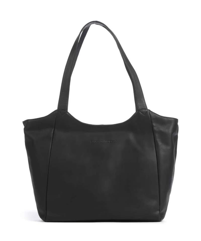 The Chesterfield Brand Wax Pull Up Cow Mireya Shopper black