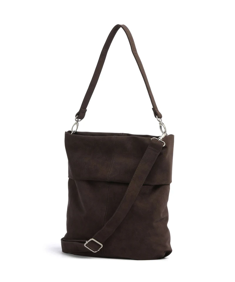 Zwei Mademoiselle.M M12 Beuteltasche nubuk/espresso