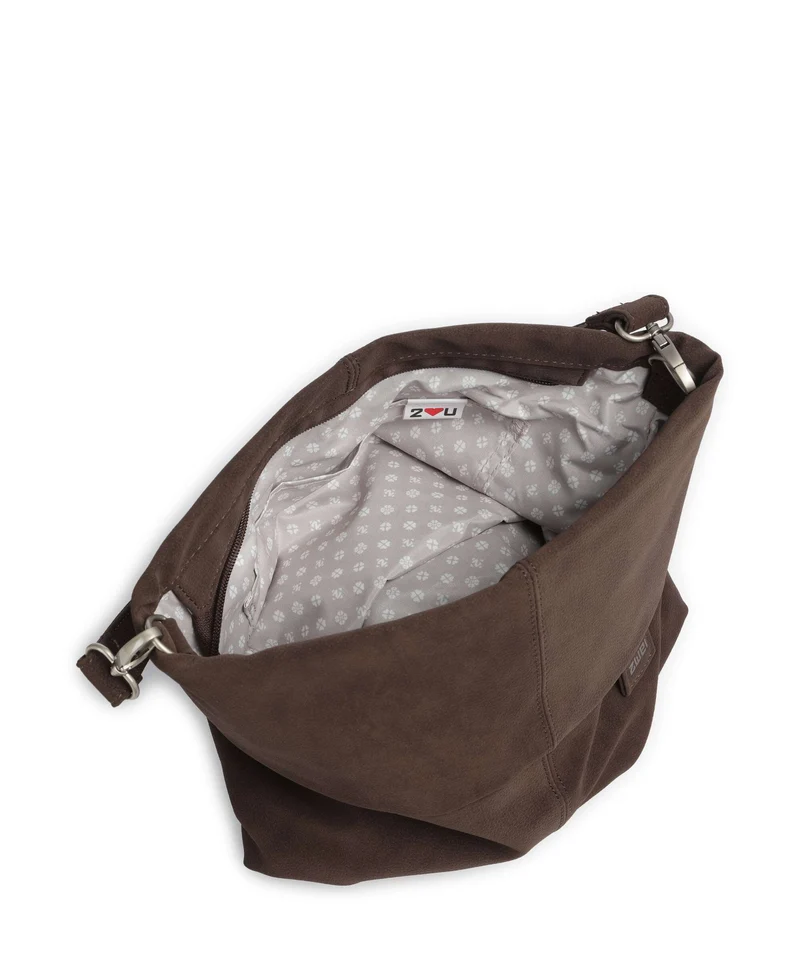 Zwei Mademoiselle.M M12 Beuteltasche nubuk/espresso