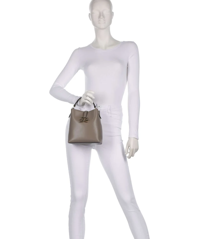 Karl Lagerfeld K/Autograph Small Bucket Handtasche ash grey