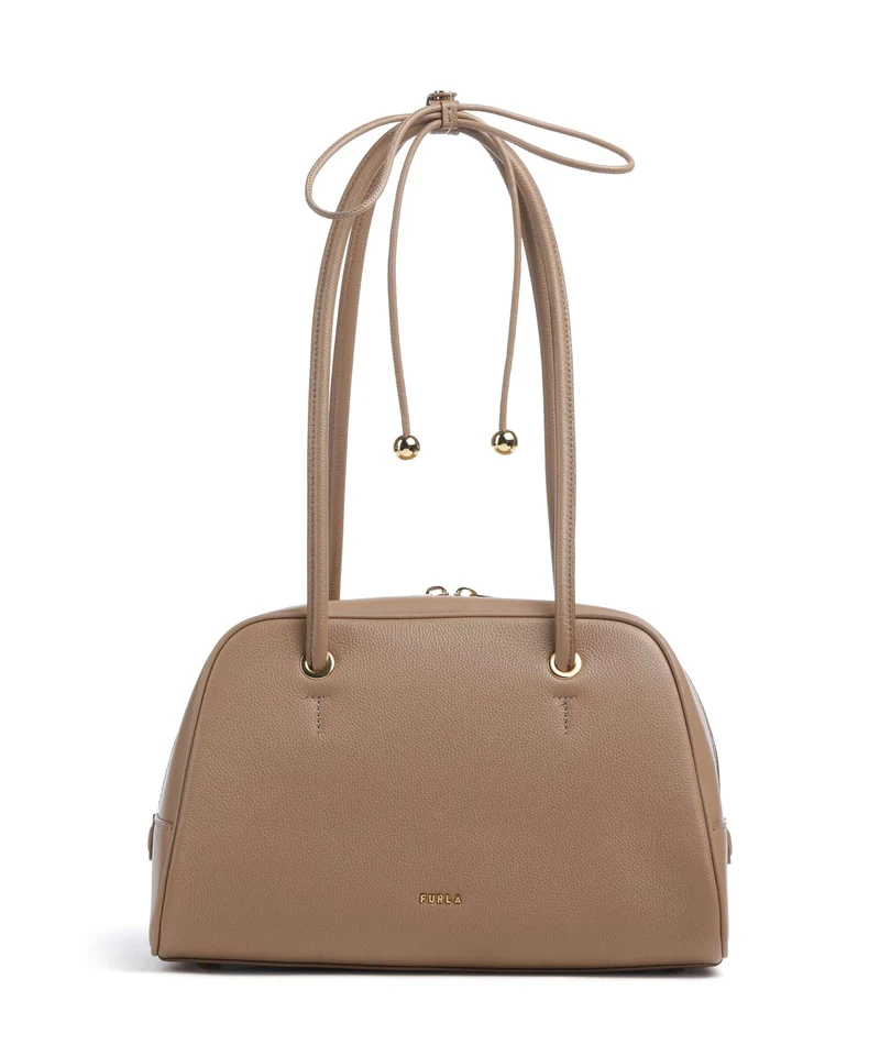 Furla Poppy M Schultertasche toffee
