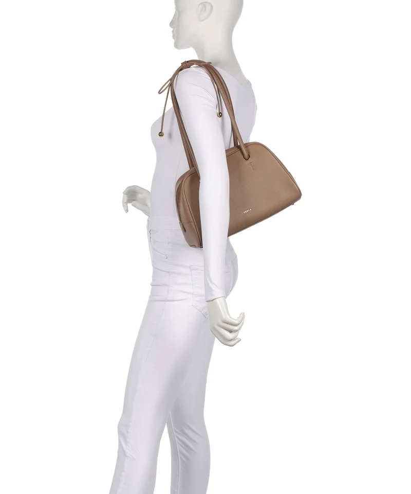 Furla Poppy M Schultertasche toffee