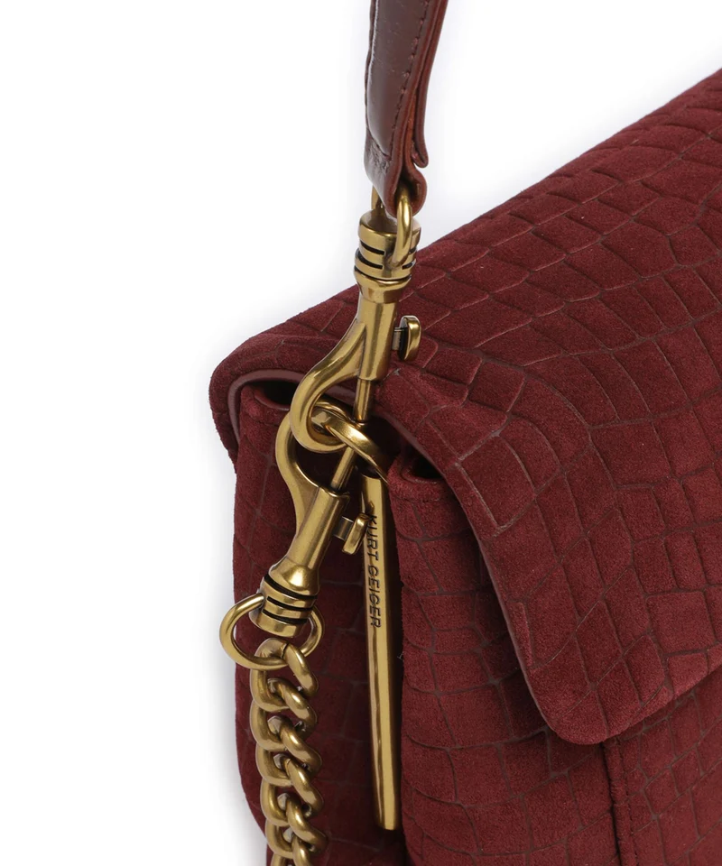 Kurt Geiger Celia Schultertasche wine