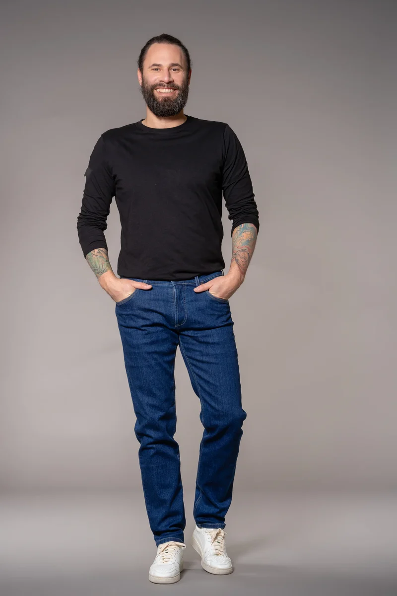Jeans FI:NN Slim Fit Classic Blue
