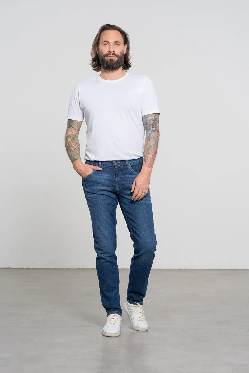 Jeans FI:NN Slim Fit Fashion Blue