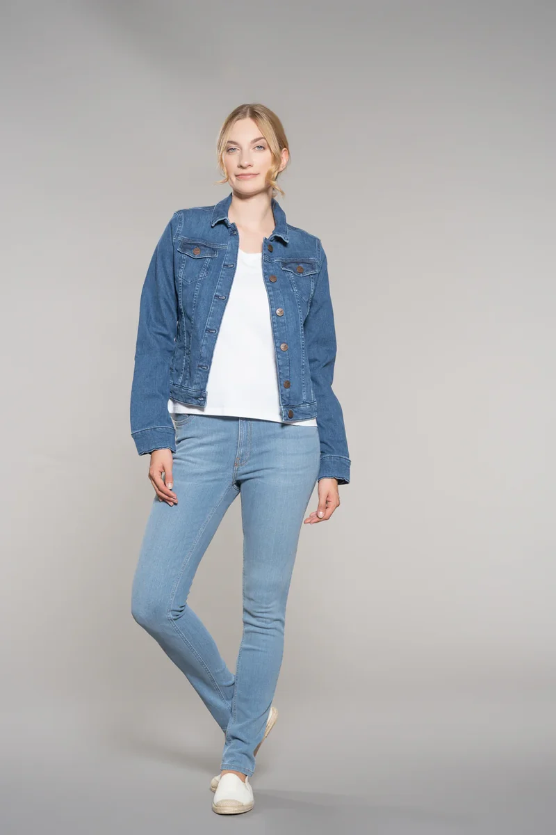 Jeansjacke SVA:LA Hyperflex Fashion Blue