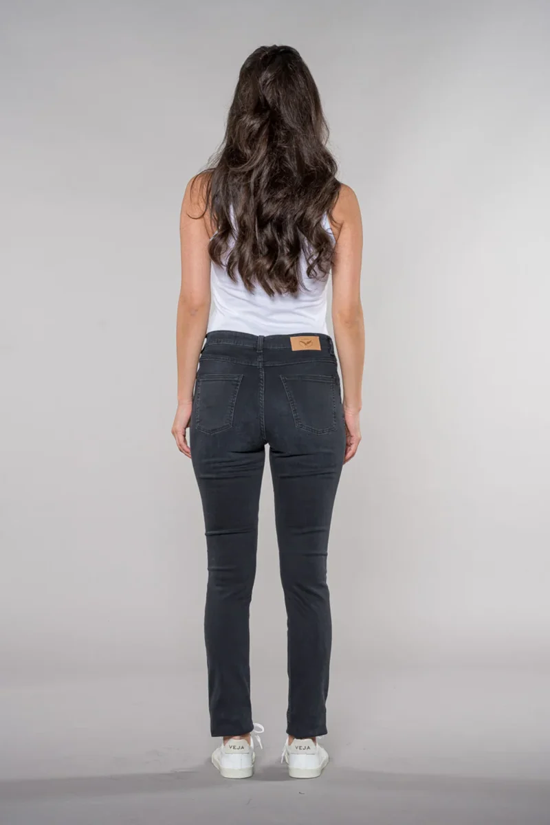 Jeans HAN:NA Skinny High Waist Raven Black