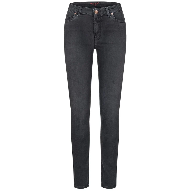 Jeans HAN:NA Skinny High Waist Raven Black
