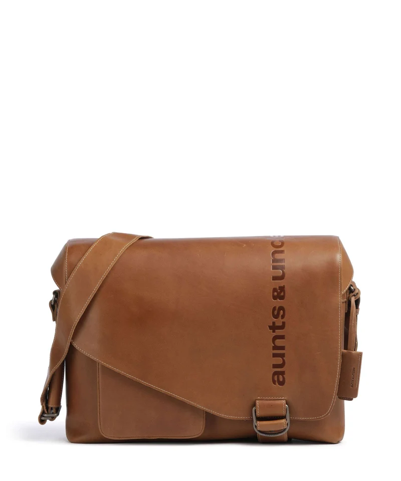 Aunts & Uncles Heritage Big Judd Kuriertasche tan
