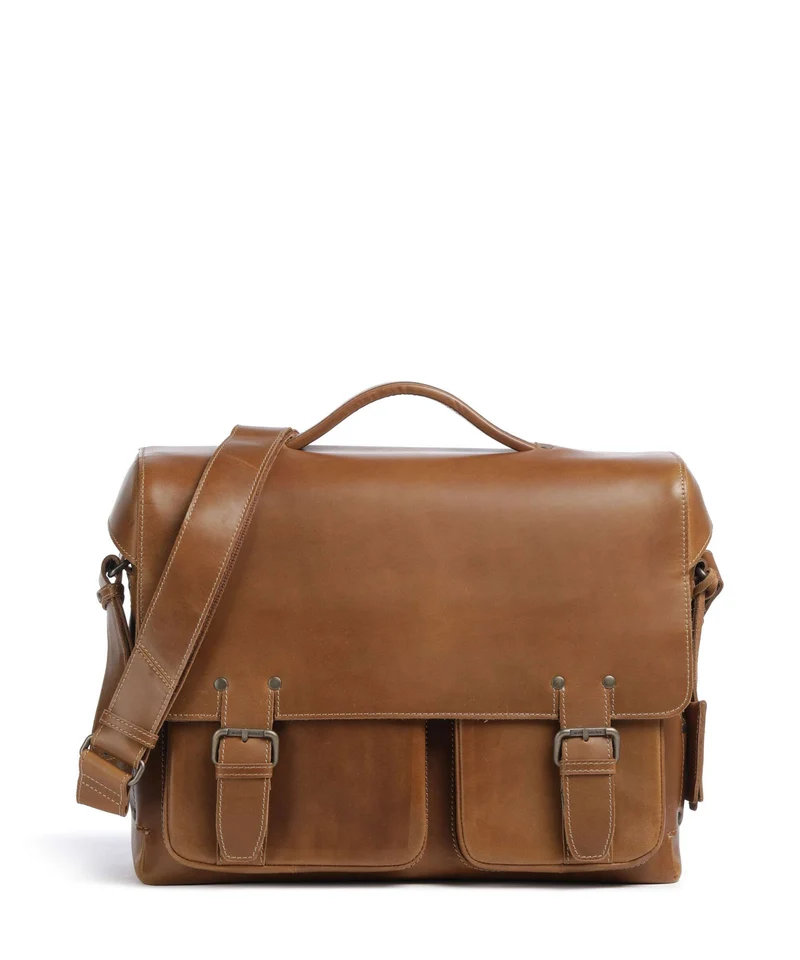 Aunts & Uncles Heritage Finn Aktentasche tan