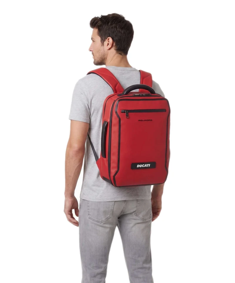 Piquadro Ducati C2OWD 35 Rucksack red