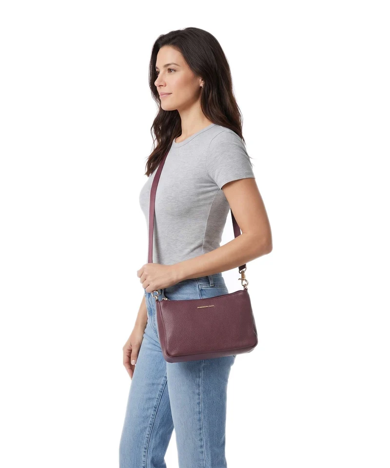 Mandarina Duck Mellow Leather Umhängetasche sin