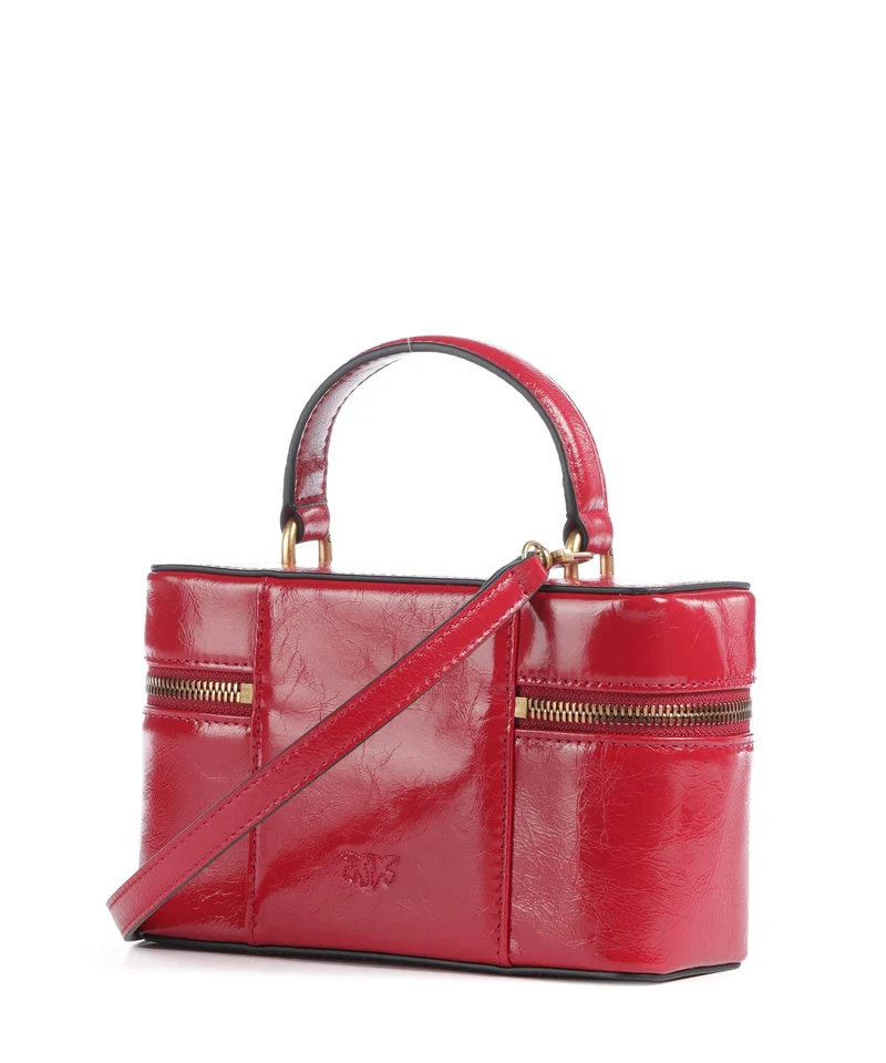 Pinko Vanity Mini Umhängetasche rosso rio/antique gold