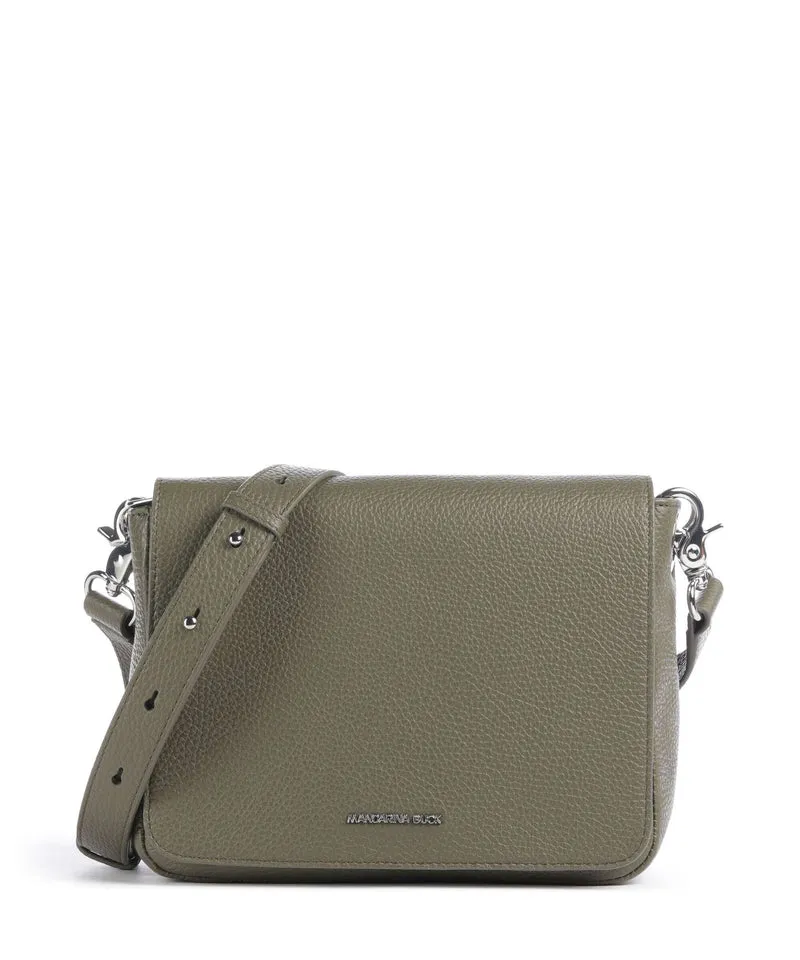 Mandarina Duck Mellow Leather Umhängetasche winter olive