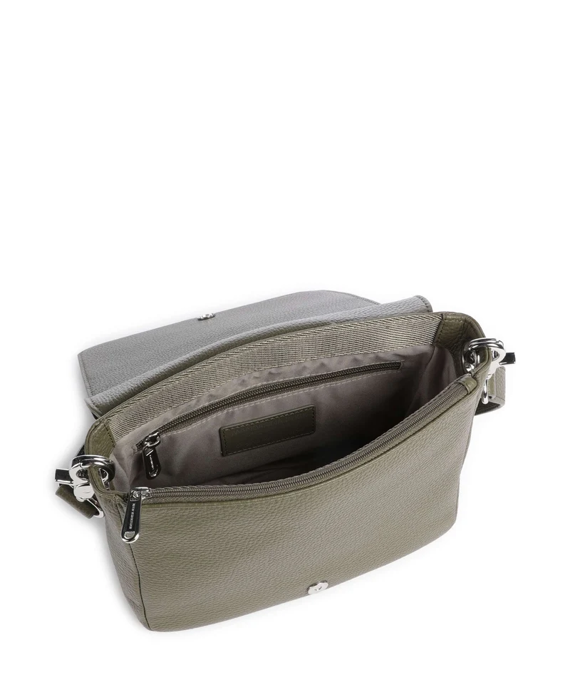Mandarina Duck Mellow Leather Umhängetasche winter olive