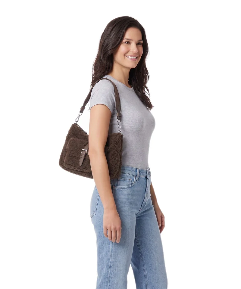 Marc O'Polo Caren S Beuteltasche dark walnut