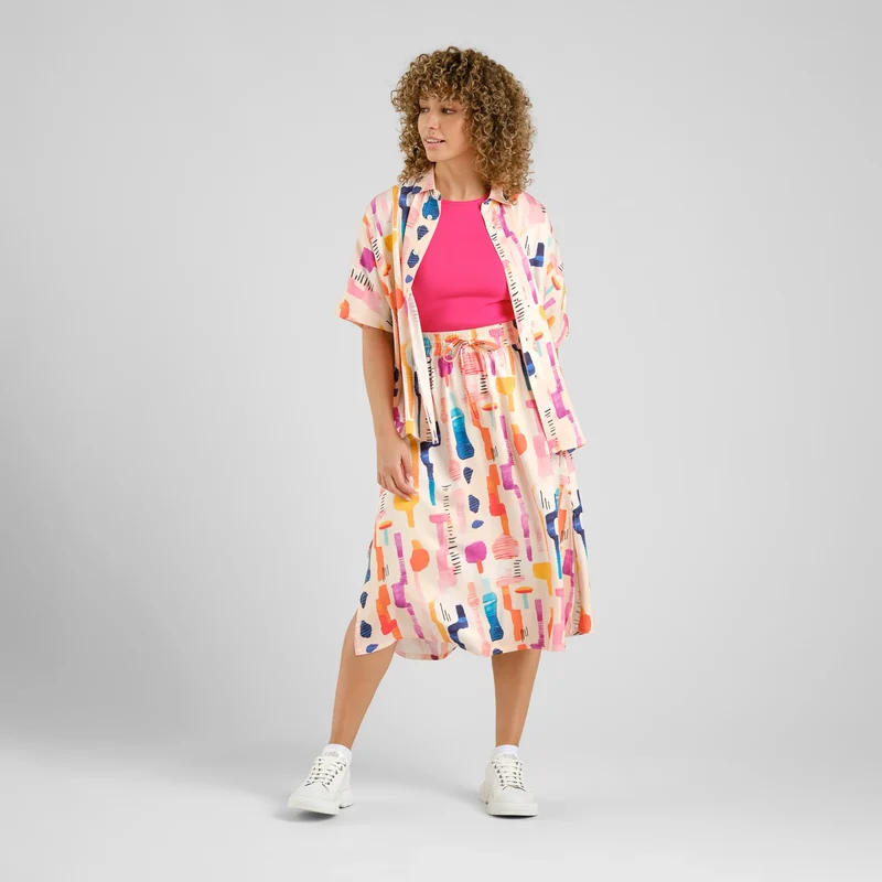 Rock Skirt Klippan Summer Abstract